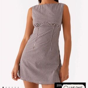 Gingham Sleeveless Dress